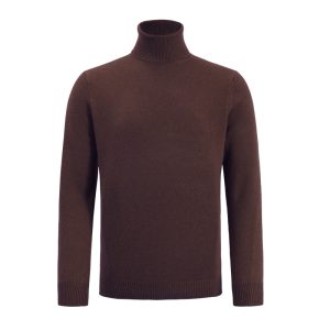 Coffee colored cashmere sweater M21