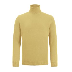 Yellow cashmere sweater M21